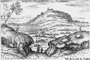 Les murailles de Montlhry vers 1560