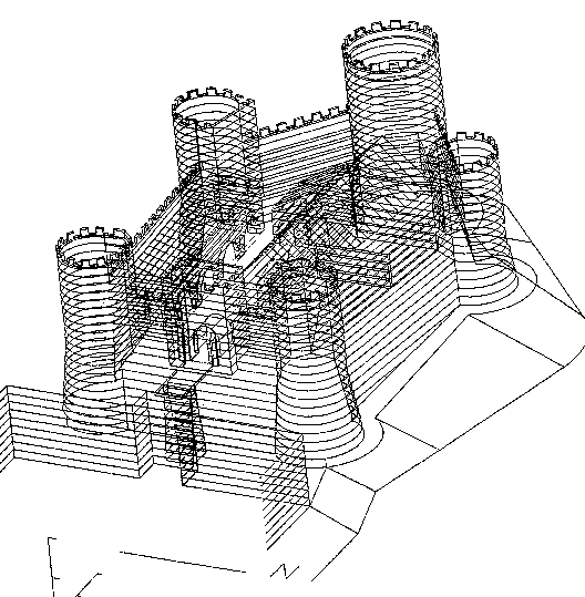 La forteresse philippienne - reconstitution informatique 1996